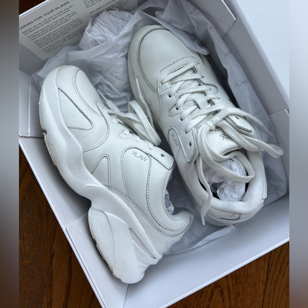 KLAW Footwear- Gamma White Walking Shoes